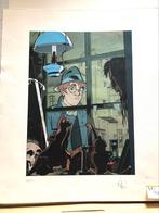 Unieke Litho gesigneerd Jerome K. Jerome Bloks, Ophalen