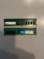 2 x 8GB DDR4 Ram, Informatique & Logiciels, Mémoire RAM, Enlèvement ou Envoi, DDR4, Comme neuf, Desktop