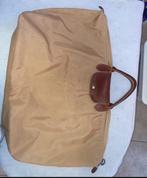 Longchamp Max beige met een zwarte schoenentas, Ophalen of Verzenden, Gebruikt, Beige