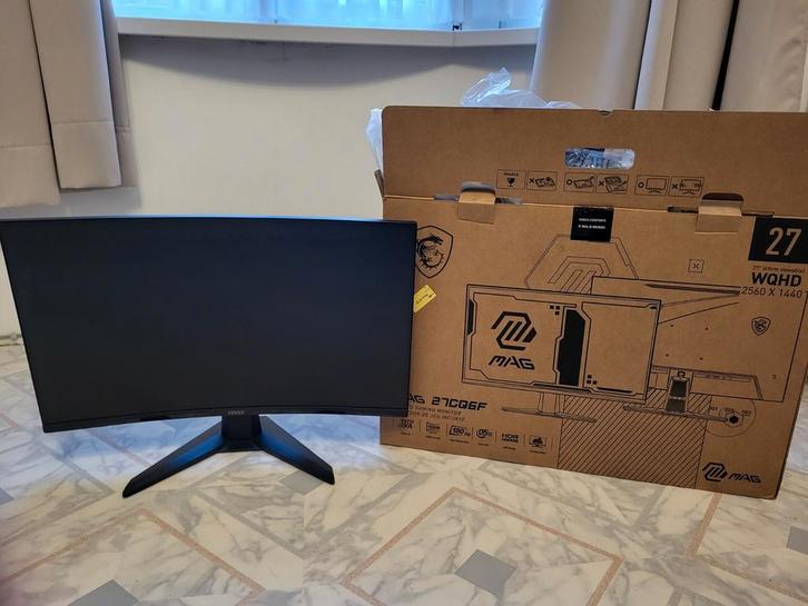 Moniteur de jeu MSI MAG 27CQ6F (1440p, WQHD, 180hz), Informatique & Logiciels, Moniteurs, Neuf, 151 à 200 Hz, DisplayPort, HDMI