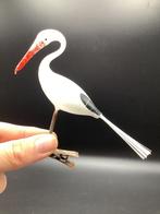 Oude kerstbal - ooievaar, Diversen, Kerst, Ophalen of Verzenden