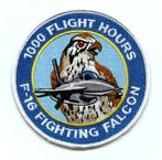 ABL Belgische luchtmacht patch F-16 1000 flight hours, Verzamelen, Verzenden, Luchtmacht, Embleem of Badge