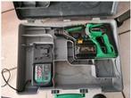 Hitachi 24 V accuboorhamer + lader koffer + 1 accu, Doe-het-zelf en Bouw, Ophalen of Verzenden, Gebruikt, Boor- en/of Breekhamer