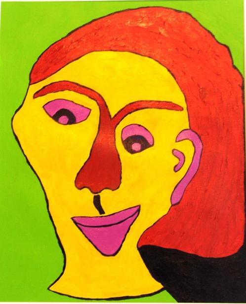kunst schilderijen, Antiek en Kunst, Kunst | Schilderijen | Abstract, Ophalen