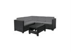Keter Provence Loungeset grafiet, Tuin en Terras, Tuinsets en Loungesets, Ophalen, 5 zitplaatsen, Kunststof, Bank