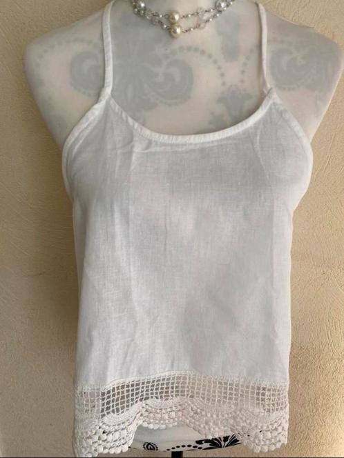 Caraco Blanc Boohoo taille 36 avec dentelle, Vêtements | Femmes, Blouses & Tuniques