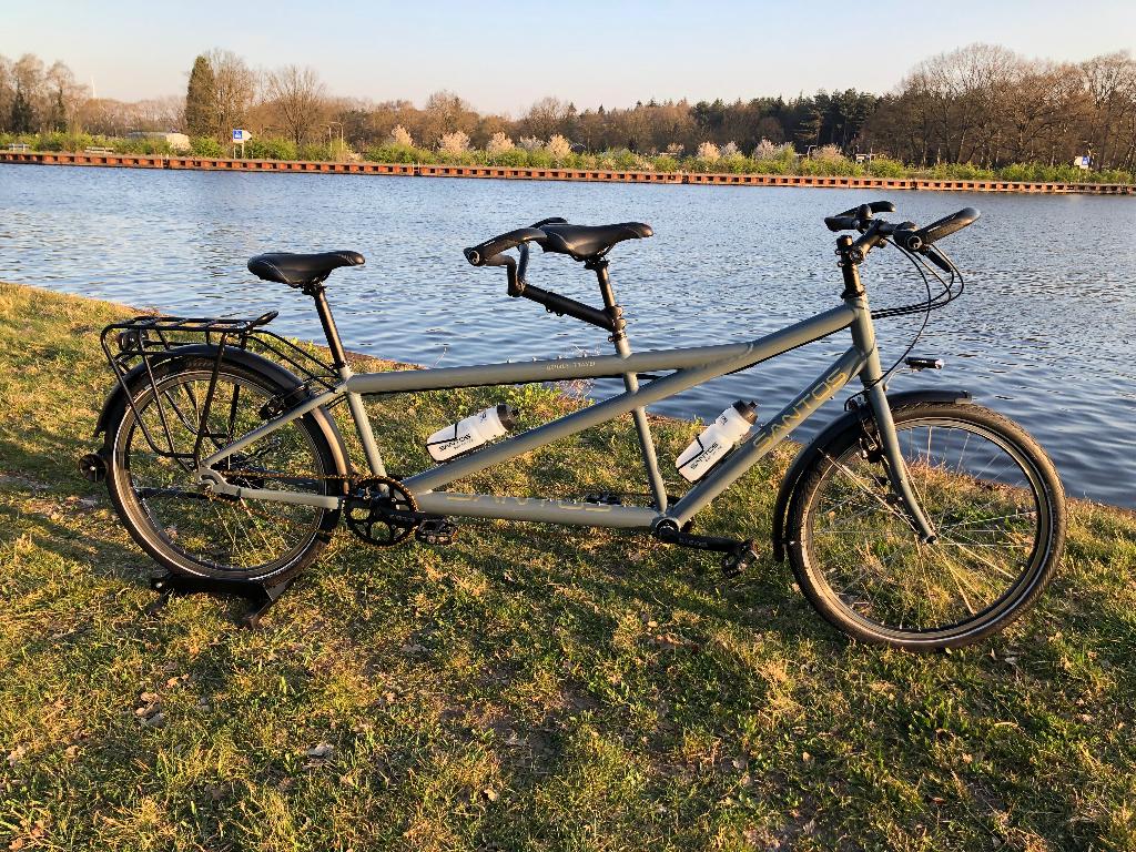 Santos Double Travel 2 tandem maat S M Rohloff Magura HS 33, Fietsen en Brommers, Fietsen | Tandems, Zo goed als nieuw, Ophalen of Verzenden