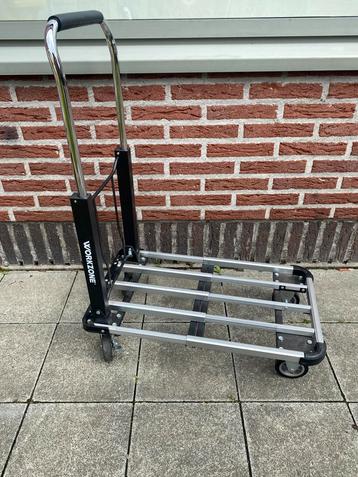 Inklap en uitschuifbare trolley 150kg beschikbaar voor biedingen