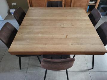 Teak eettafel 120 cm, Huis en Inrichting, Tafels | Eettafels, Ophalen, Gebruikt, 100 tot 150 cm, 100 tot 150 cm