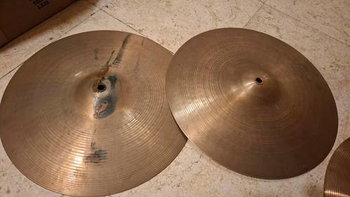 Vintage Zildjan Avedis 14" cymbalen, Muziek en Instrumenten, Drumstellen en Slagwerk, Gebruikt, Ophalen