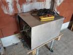 Bouwlift (katrolsysteem) + geleidingsrails + noodstops, Ophalen, Gebruikt
