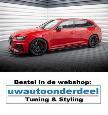 Maxton Design Spoiler Splitter Lip Voor Audi RS4 B9 Facelift beschikbaar voor biedingen
