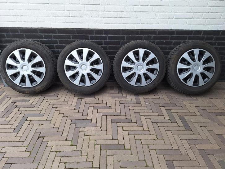 winterbanden met velgen, Auto-onderdelen, Banden en Velgen, Velg(en), Winterbanden, 16 inch, 205 mm, Personenwagen, Gebruikt, Ophalen