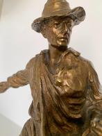 Jean Garnier bronzen beeld zaaier, Ophalen of Verzenden