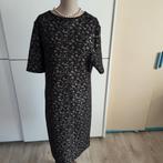 Zwart feestkleedje met zilver strass mt 46 zie afmetingen, Kleding | Dames, Jurken, Ophalen of Verzenden, Zwart