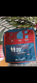 Slaapzak voor 2 pers. - 2 kussens + deken + liner - Quechua, Ophalen of Verzenden, Gebruikt
