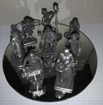 VINTAGE HUNTER DAALDEROP Pewter Figurine – Tin 94% - 8 stuks, Enlèvement ou Envoi