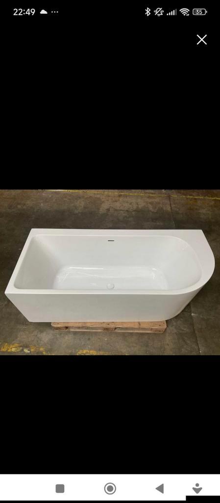 Ligbad Novio livigno 180x80 nieuwstaat, Doe-het-zelf en Bouw, Sanitair, Bad, Ophalen