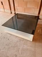 Salontafel - glazen blad, Huis en Inrichting, Tafels | Salontafels, Ophalen