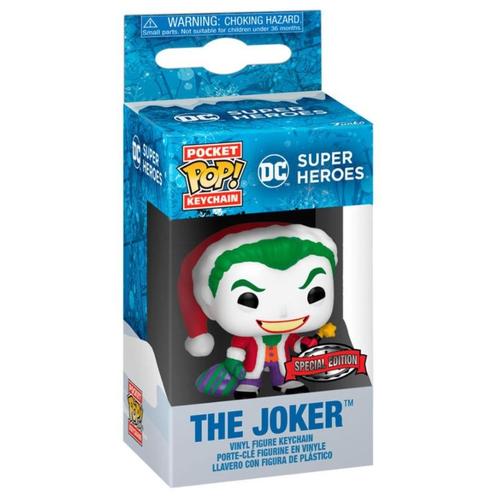 Funko Pocket POP Keychain DC Comics - Holiday The Joker, Verzamelen, Poppetjes en Figuurtjes, Nieuw, Ophalen of Verzenden