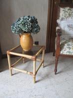 Bamboe plantentafeltje / bijzettafeltje, Enlèvement ou Envoi, Comme neuf