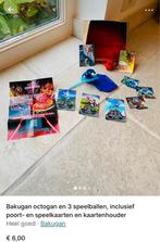 Bakugan - 3 speelballen, octogan, kaarten, Ophalen of Verzenden, Zo goed als nieuw
