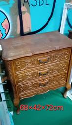 Commode ancienne, Huis en Inrichting, Kasten | Ladekasten, Ophalen, Gebruikt, 50 tot 100 cm, 3 of 4 laden