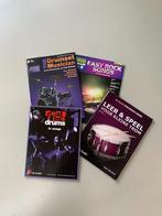 Set 4 drumboeken voor beginners - incl. CD, Muziek en Instrumenten, Bladmuziek, Drums of Percussie, Ophalen of Verzenden, Zo goed als nieuw