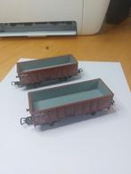 Piko Ho set van 2 kiepwagens, Gelijkstroom of Wisselstroom, Wagon, Zo goed als nieuw, Analoog