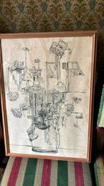 Ets René De Lannoy, Antiek en Kunst, Kunst | Etsen en Gravures, Ophalen