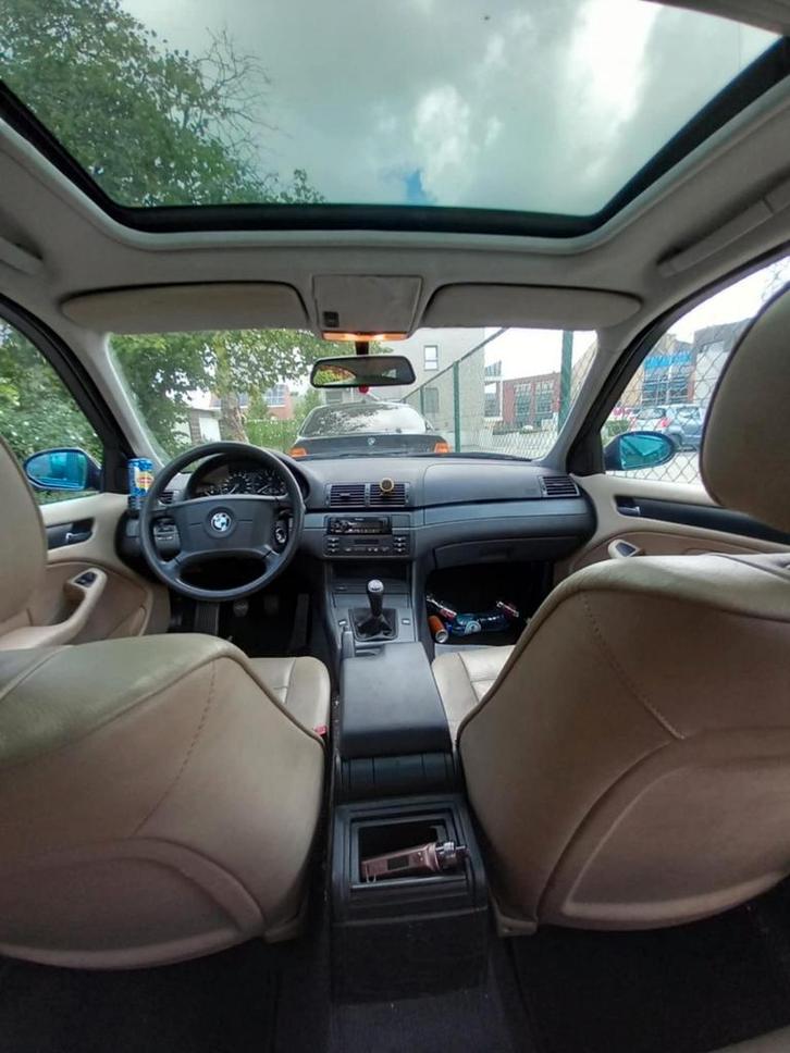 BMW E46 316i (zonder papieren) wel gva en keuring, Auto's, BMW, Bedrijf, 3 Reeks, Benzine, Euro 3, 5 deurs, Handgeschakeld, Blauw