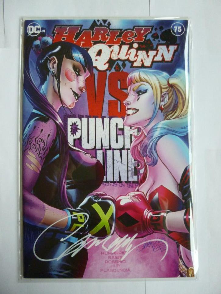 DC COMICS"HARLEY QUINN 75A"SIGNED JSC+COA UIT 2020, Boeken, Strips | Comics, Nieuw, Eén comic, Amerika, Ophalen of Verzenden