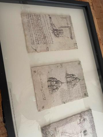 Kader leonardo da vinci, Antiek en Kunst, Kunst | Tekeningen en Fotografie, Ophalen