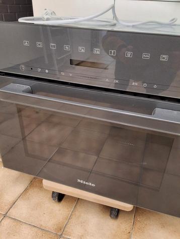 FOUR À AIR CHAUD COMBI MICRO ENCASTRÉ MIELE DE LUXE GRIS GRA, Four avec gril, Fonction micro-ondes, Encastré, Enlèvement