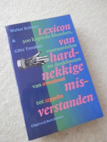 Lexicon van hardnekkige misverstanden en blunders