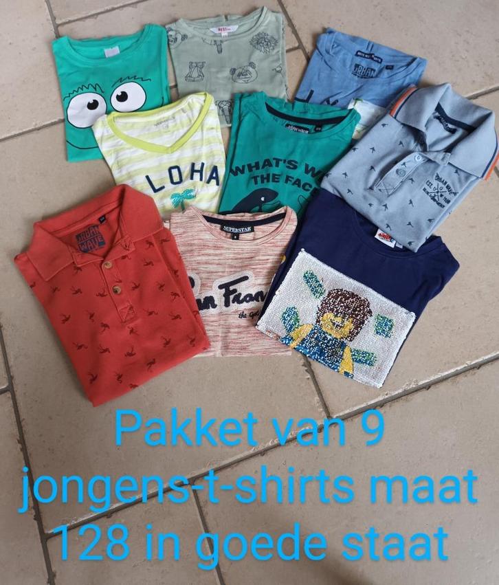 Jongens-t-shirts, Kinderen en Baby's, Kinderkleding | Maat 128, Gebruikt, Jongen, Shirt of Longsleeve, Ophalen of Verzenden