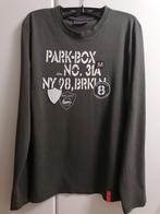 Donkergrijze T-shirt met vooraan witte print van s.Oliver, M, Enlèvement ou Envoi, Comme neuf