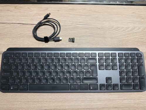 Logitech MX Keys S Azerty BE - Sous garantie, Computers en Software, Toetsenborden, Gebruikt, Azerty, Draadloos, Ophalen of Verzenden