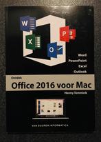Boek 'Ontdek Office 2016 voor Mac', Informatique & Logiciels, Logiciel Office, Comme neuf, Excel, Enlèvement ou Envoi