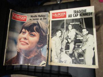 2 magazines Le Soir illustré 1967 beschikbaar voor biedingen