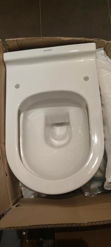 Duravit Starck 3 hangtoilet rimless wondergliss, zitting beschikbaar voor biedingen