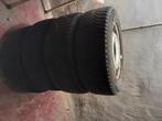 4 Winterbanden Michelin 215/60R16  + bouten en velgen, Auto-onderdelen, Banden en Velgen, Ophalen, Gebruikt, Winterbanden, Velg(en)