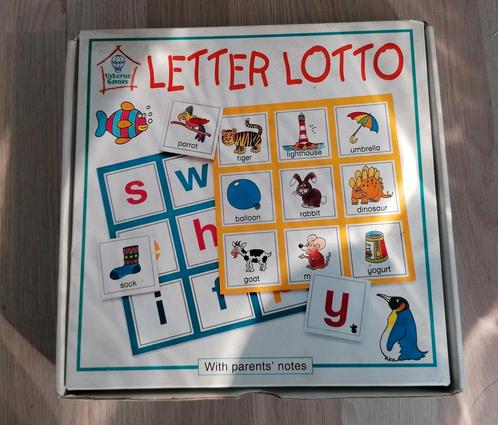 Lotto-spellen voor kinderen in het Engels, Kinderen en Baby's, Speelgoed | Educatief en Creatief, Zo goed als nieuw, Taal en Lezen