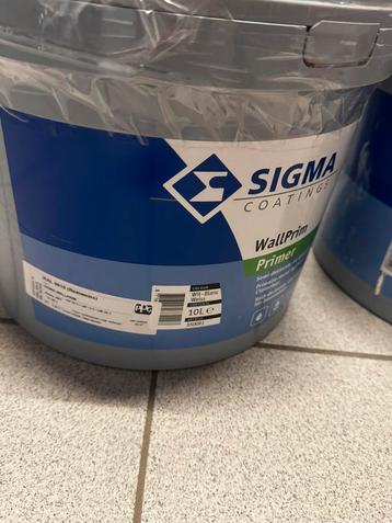 Primer sigma wallprim ral 9010 ( 10 Liter ongeopend ) beschikbaar voor biedingen