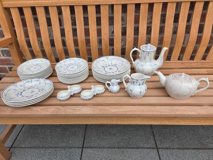 boch copenhague borden, kannen, Peper en zout, Antiek en Kunst, Antiek | Servies compleet, Ophalen