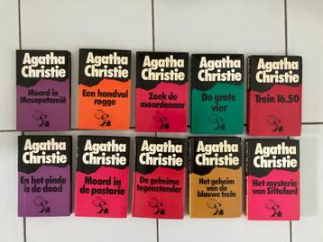 Lot Agatha Christie detective boeken ( ook apart te koop )