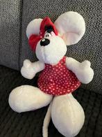 peluche 25 cm didldina avec robe rouge, culotte et nœud, Enlèvement ou Envoi, Peluche
