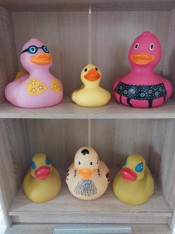 Grands canards en caoutchouc - entre 18 cm et 25 cm de longu