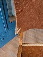 6 chaises Art Déco vintage, Brun, Enlèvement, Bois, Art Deco