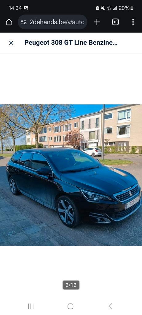 Peugeot GT line benzine 1200 cc, Auto's, Peugeot, Particulier, Benzine, Ophalen